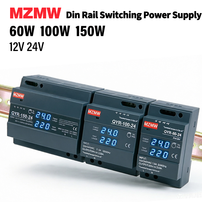 MZMW 60W 100W 150W DIN Rail Sw - Smps Power Supply recension och pris