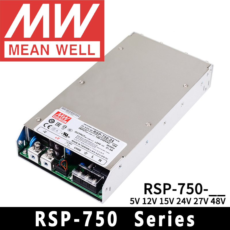 Mean Well RSP-750-5/12/15/24/2 - Power Supply 750W recension och pris