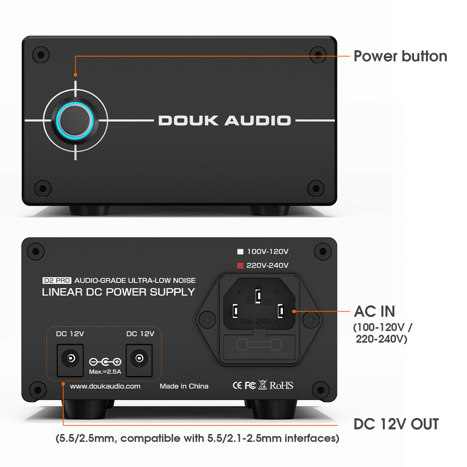 Douk Audio DC 12V 35W Regulate - Dc Power Supply 12V recension och pris