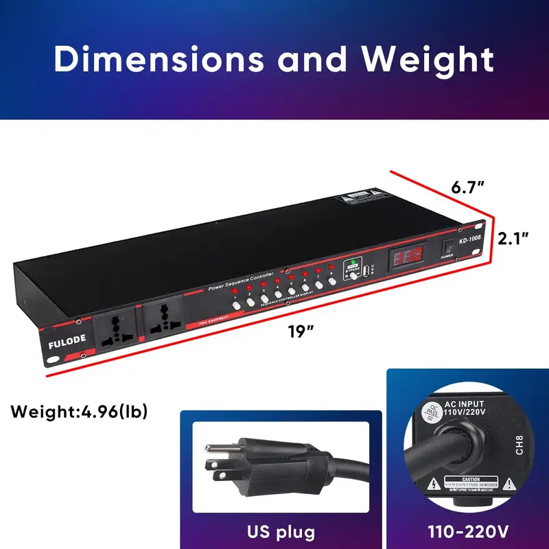 10-Way High Power Sequencer Re - Power Supply recension och pris