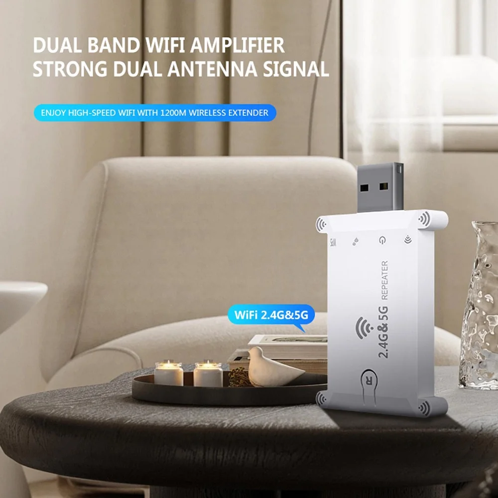 WiFi FIY 2.4g/5g Usb Wifi Repe - Server Power Supply recension och pris